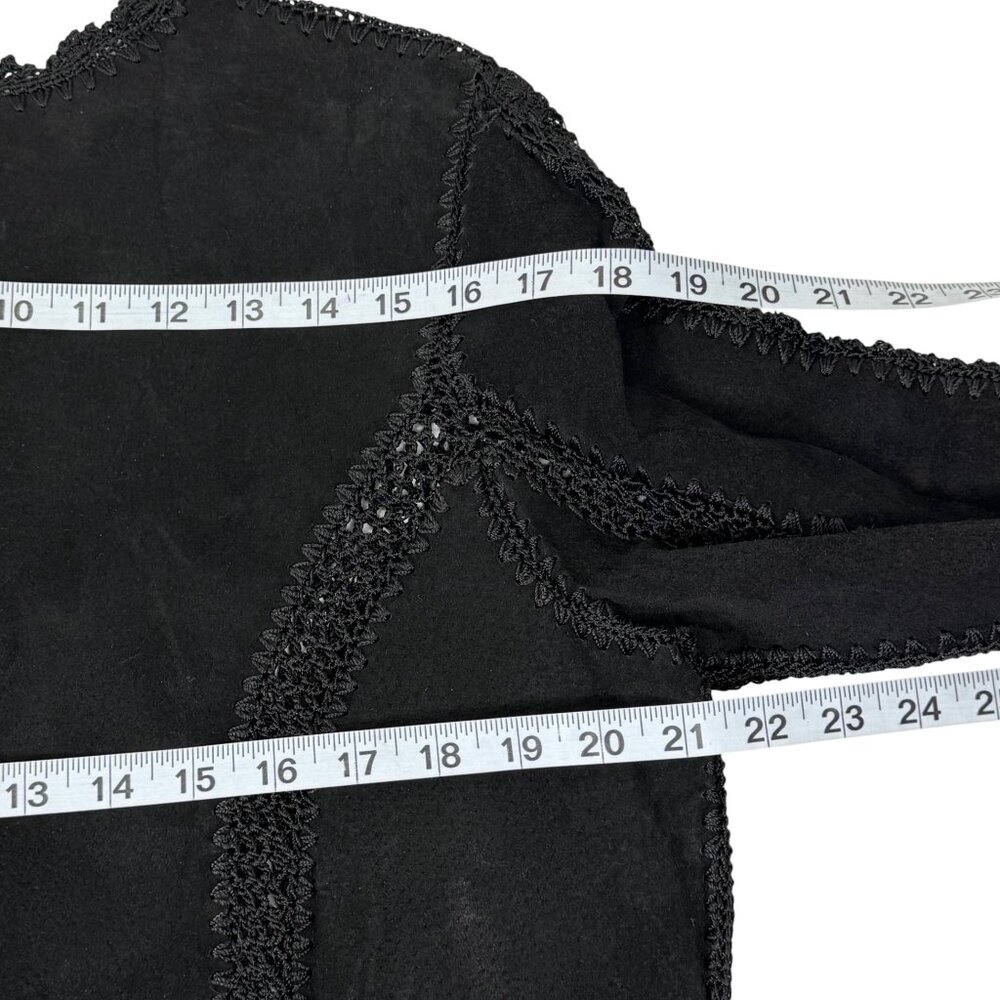 Suede Essentials Patchwork Suede Jacket | Black C… - image 6